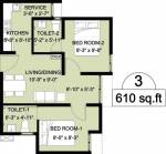 Arun Ratika II (2BHK+2T (610 sq ft) 610 sq ft) Arun Ratika II (2BHK+2T (610 sq ft) 610 sq ft)
