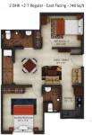 Urbanrise Code Name Million Carats (2BHK+2T (748 sq ft) 748 sq ft)