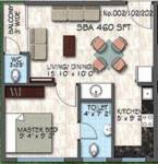 MCB Rhythms (1BHK+1T (460 sq ft) 460 sq ft)