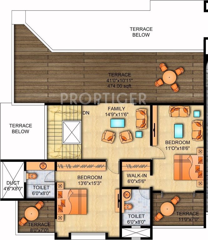 Sainath 9Sunstone (3BHK+3T (3,192 sq ft) 3192 sq ft)