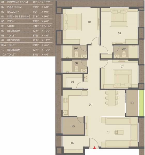  elegance Floor Plan Floor Plan