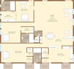 Anmol Prakriti (3BHK+3T (3,074 sq ft) 3074 sq ft) Anmol Prakriti (3BHK+3T (3,074 sq ft) 3074 sq ft)