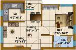 Jasmine Visaka Flats (1BHK+1T (562 sq ft) 562 sq ft) Jasmine Visaka Flats (1BHK+1T (562 sq ft) 562 sq ft)