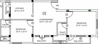 Rajni Pushpa (2BHK+2T (1,065 sq ft) 1065 sq ft) Rajni Pushpa (2BHK+2T (1,065 sq ft) 1065 sq ft)
