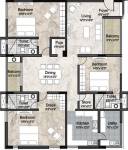 Krishna The Headquarters (3BHK+3T (2,571 sq ft) + Pooja Room 2571 sq ft)