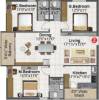 RR Central Park (3BHK+3T (1,589.94 sq ft) 1589.94 sq ft)