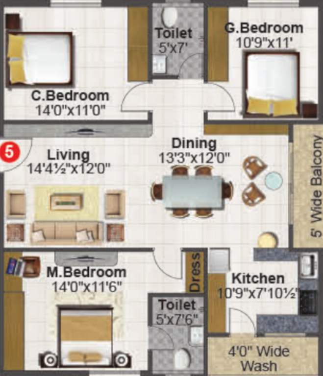  central park Floor Plan Floor Plan