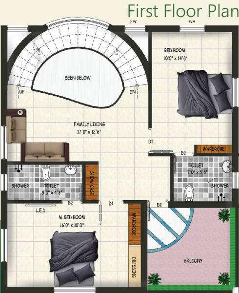 RR Gokulam (3BHK+3T (2,150 sq ft) 2150 sq ft)