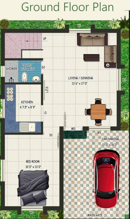 RR Gokulam (3BHK+3T (1,750 sq ft) 1750 sq ft)