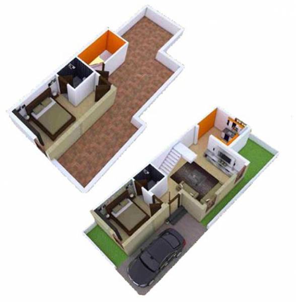 KR Villa Park (2BHK+2T (1,000 sq ft) 1000 sq ft)