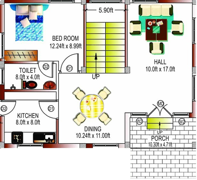 Sanman Trinity Villas (3BHK+3T (1,424.93 sq ft) 1424.93 sq ft)