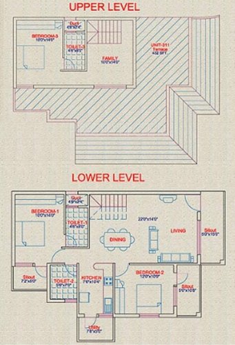 Damden Sienna (3BHK+3T (2,326 sq ft) 2326 sq ft)