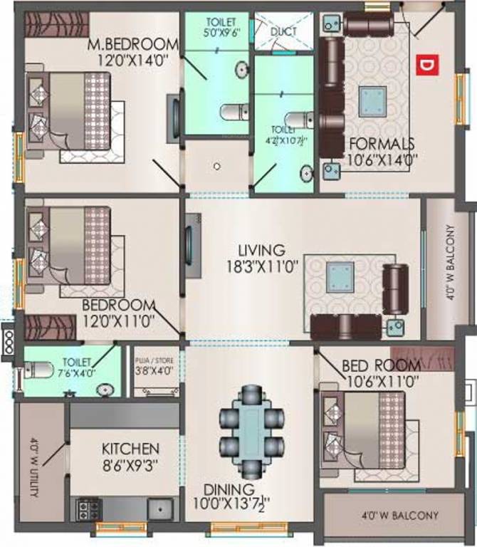 Riddhi Riddhi Valentino (3BHK+3T (1,775.94 sq ft) 1775.94 sq ft) Riddhi Riddhi Valentino (3BHK+3T (1,775.94 sq ft) 1775.94 sq ft)