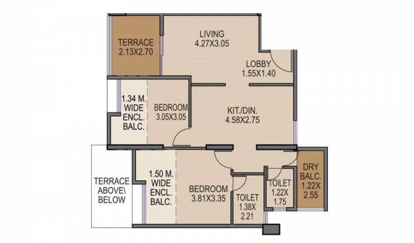 floorPlan of Shree Venkatesh Graffiti Elite Phase 1