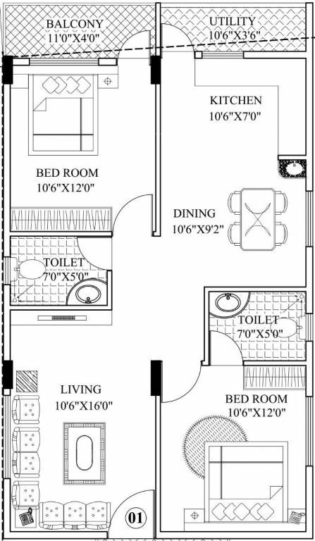 Mashri Prajavani (2BHK+2T (723 sq ft) 723 sq ft) Mashri Prajavani (2BHK+2T (723 sq ft) 723 sq ft)