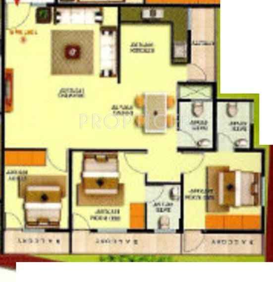 i1 Brindavan (2BHK+2T (1,016 sq ft) 1016 sq ft)