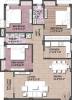 Abira Kaninika (3BHK+2T (1,533 sq ft) 1533 sq ft)
