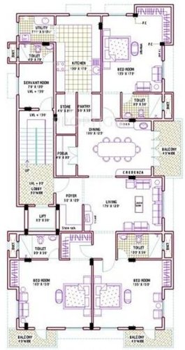 Ramaniyam Ishwarya (3BHK+3T (2,886 sq ft) 2886 sq ft)