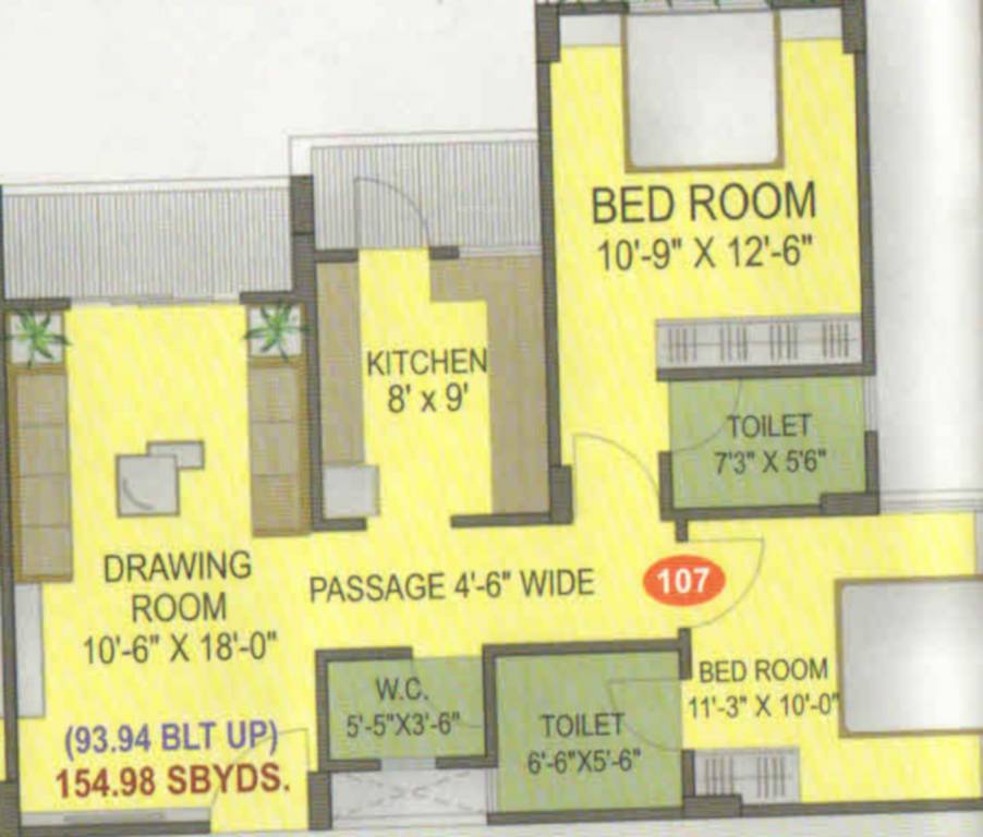 Ghoghari Amber Residency (2BHK+2T (1,394.82 sq ft) 1394.82 sq ft) Ghoghari Amber Residency (2BHK+2T (1,394.82 sq ft) 1394.82 sq ft)