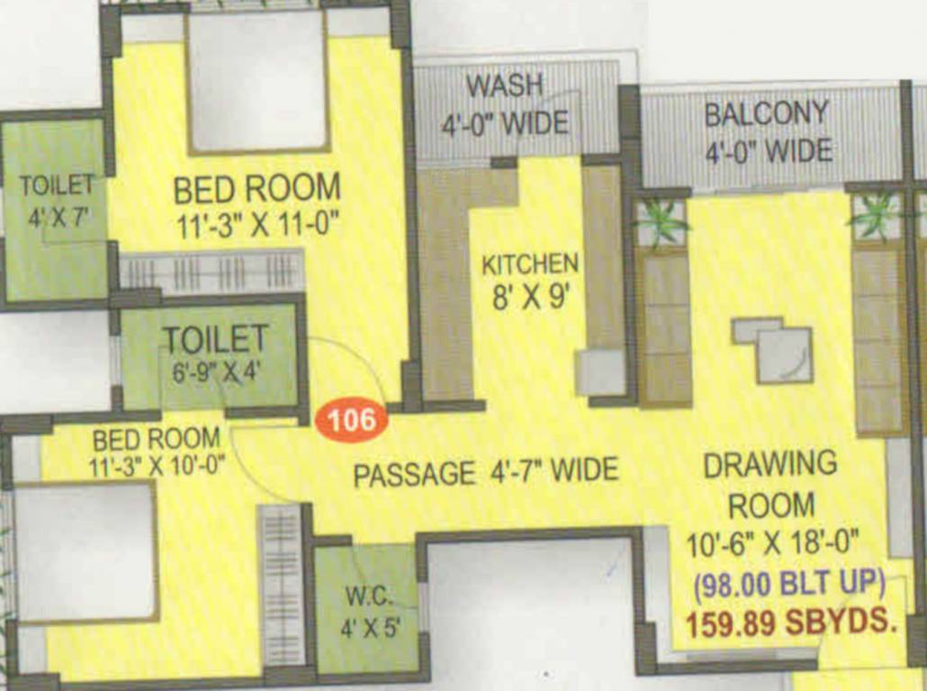 Ghoghari Amber Residency (2BHK+2T (1,439.01 sq ft) 1439.01 sq ft) Ghoghari Amber Residency (2BHK+2T (1,439.01 sq ft) 1439.01 sq ft)
