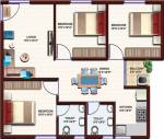 Bavisha Urban Homes Phase II (3BHK+3T (948 sq ft) 948 sq ft)