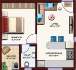 Bavisha Urban Homes Phase II (1BHK+1T (478 sq ft) 478 sq ft)