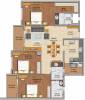Adarsh Palm Retreat Mayberry Phase 1 (3BHK+3T (1,695 sq ft) 1695 sq ft)