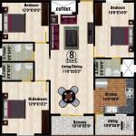 DS DSMAX SHRINE (3BHK+3T (1,570 sq ft) 1570 sq ft) DS DSMAX SHRINE (3BHK+3T (1,570 sq ft) 1570 sq ft)