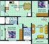 Vintage Shelters Vintage Blosoom Floor Plan (2BHK+2T)