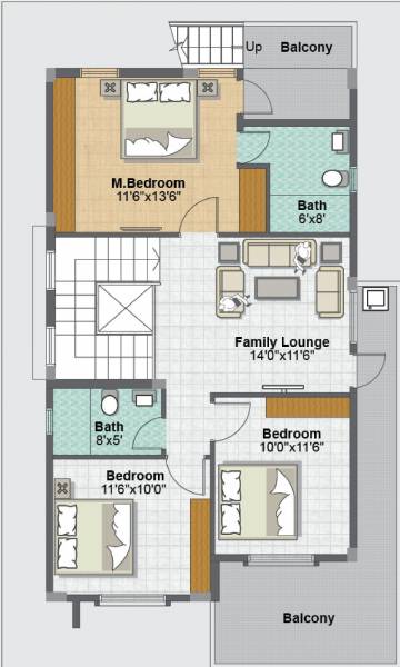 Metropolis Fair Oaks II (4BHK+3T (2,180 sq ft) 2180 sq ft)