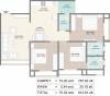 Nilkanth Amrut (3BHK+3T (787.92 sq ft) 787.92 sq ft)