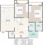 Nilkanth Amrut (2BHK+2T (640.35 sq ft) 640.35 sq ft)