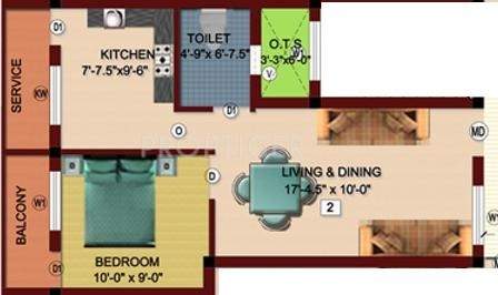 Rajni Appu Villa (1BHK+1T (605 sq ft) 605 sq ft)