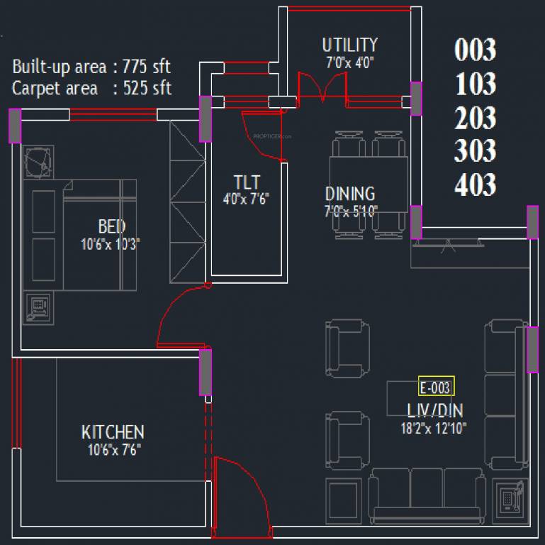 Eswar Dhruvam (1BHK+1T (775 sq ft) 775 sq ft) Eswar Dhruvam (1BHK+1T (775 sq ft) 775 sq ft)