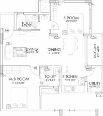 Perody Classic (2BHK+2T (1,086 sq ft) 1086 sq ft)