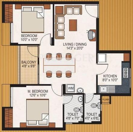 Mohtisham Gallery (2BHK+2T (905 sq ft) 905 sq ft) Mohtisham Gallery (2BHK+2T (905 sq ft) 905 sq ft)