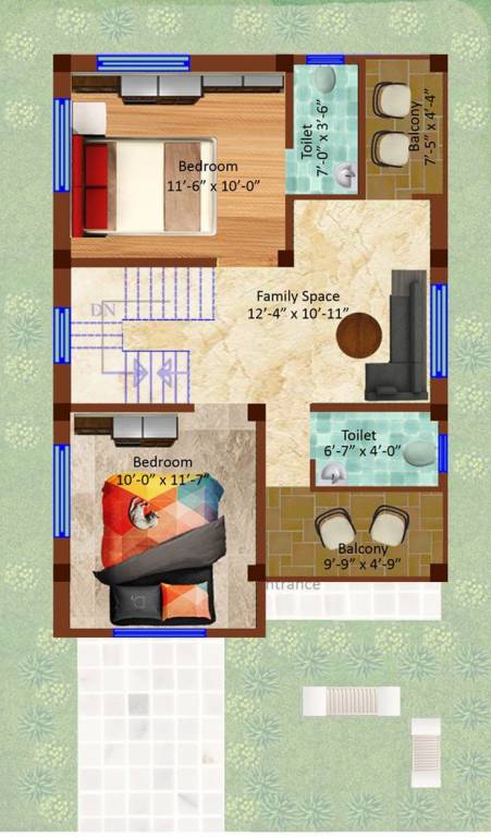 Bloomsbury Flora (3BHK+3T (1,359 sq ft) 1359 sq ft) Bloomsbury Flora (3BHK+3T (1,359 sq ft) 1359 sq ft)