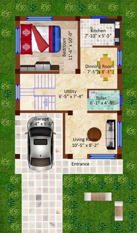 Bloomsbury Flora (3BHK+3T (1,359 sq ft) 1359 sq ft)