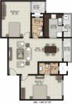 Sobha Elan (2BHK+2T (1,467.57 sq ft) 1467.57 sq ft) Sobha Elan (2BHK+2T (1,467.57 sq ft) 1467.57 sq ft)