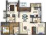 Krishnaja Northcity (3BHK+3T (1,145 sq ft) 1145 sq ft)