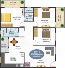 5 Elements GR Lotus (3BHK+3T (1,500 sq ft) 1500 sq ft)