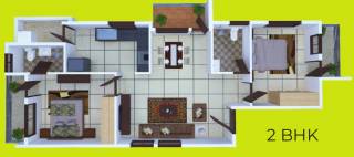 Brindavan Signature (2BHK+2T (1,100 sq ft) 1100 sq ft) Brindavan Signature (2BHK+2T (1,100 sq ft) 1100 sq ft)