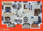 Brindavan Signature (3BHK+3T (1,644 sq ft) 1644 sq ft)