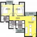 Unitech Unihomes 2 (2BHK+2T (981 sq ft) 981 sq ft) Unitech Unihomes 2 (2BHK+2T (981 sq ft) 981 sq ft)