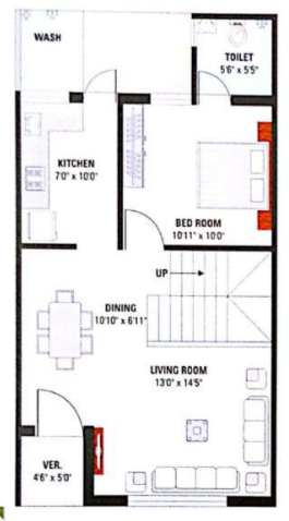  earth paradise Floor Plan Ground Floor Plan