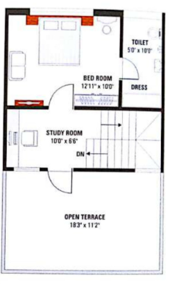  earth-paradise Floor Plan Second Floor Plan