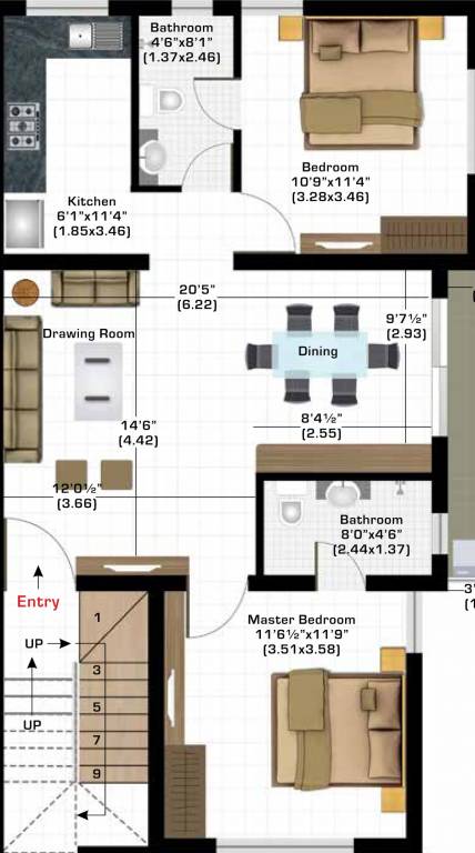  gulmohar gardens phase iv Floor Plan Floor Plan