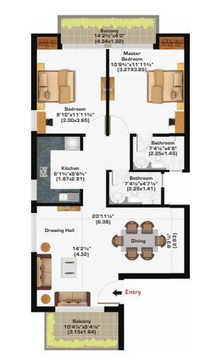  gulmohar gardens phase iv Floor Plan Floor Plan