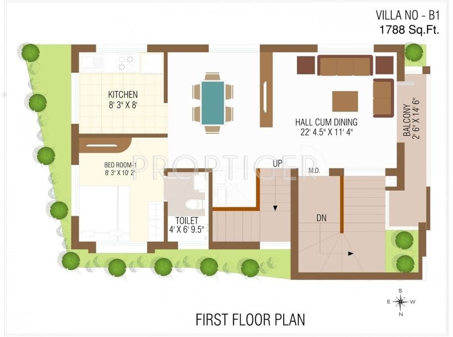 Anmol Kiran (3BHK+3T (1,788 sq ft) Servant Room 1788 sq ft)