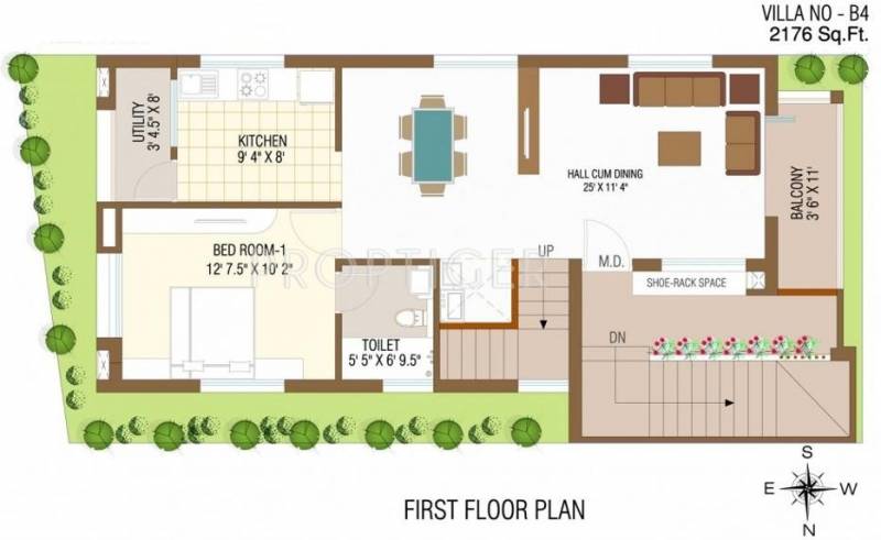 Anmol Kiran (3BHK+3T (2,176 sq ft)   Servant Room 2176 sq ft)